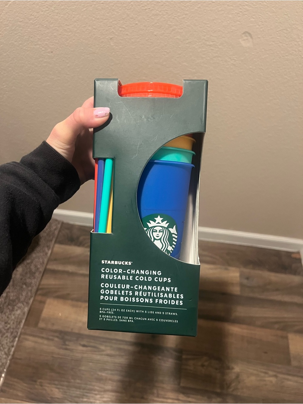 Starbucks Color-Changing Reusable Cold Cups - Blue/Turquoise
